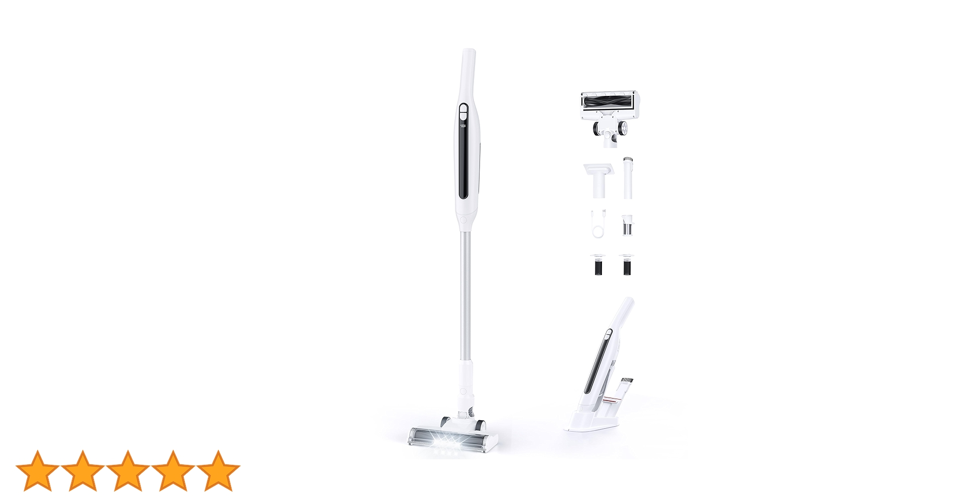 Amazon | 掃除機 コードレス 【2025新登場】55KPa超強力吸引&自立式